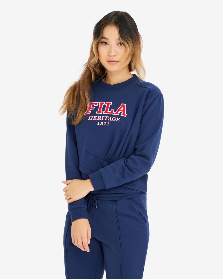 Fila γυναικείο Serena Crew ναυτικό