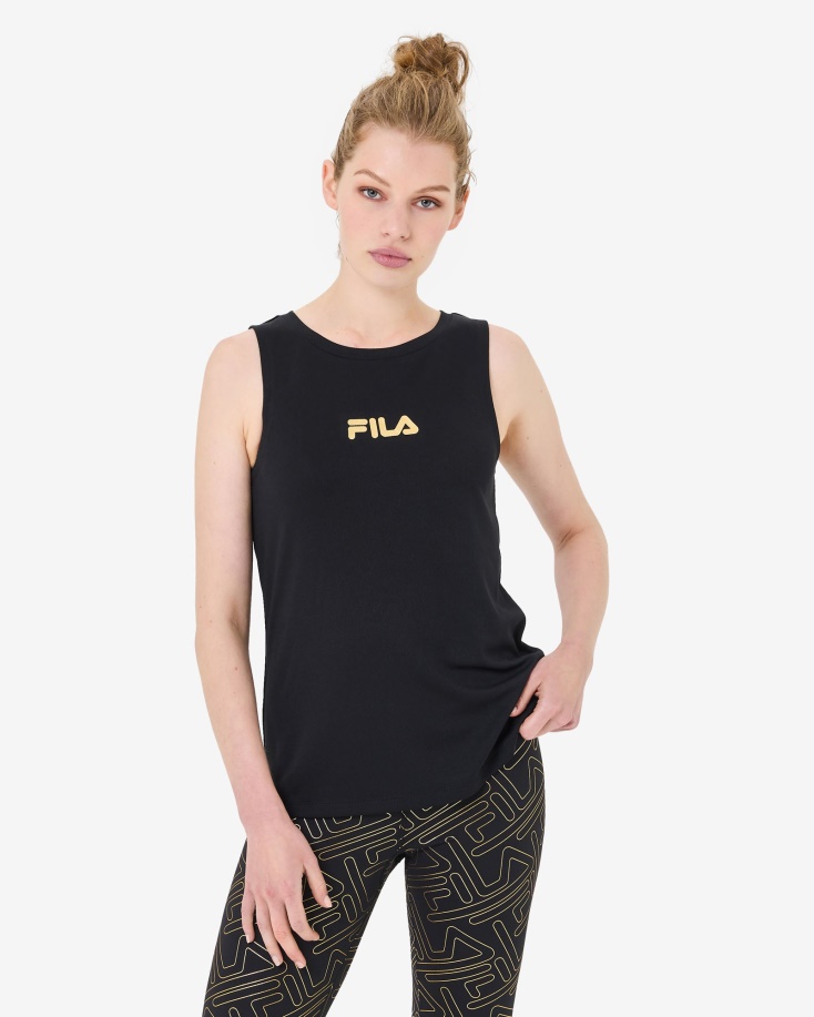 Aria Mesh Tank Fila μαύρο