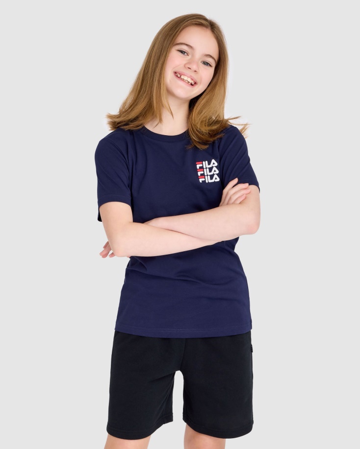 Fila New Navy παιδικό μπλουζάκι Ripley