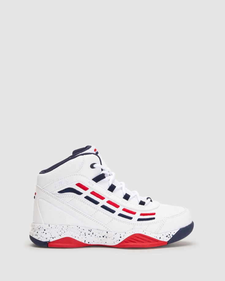 παιδικά Spitfire White/fnavy/fred Fila