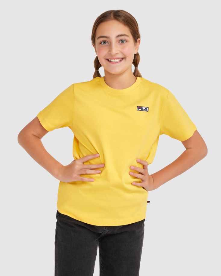 παιδικό μπλουζάκι Parker Fila Daffodil