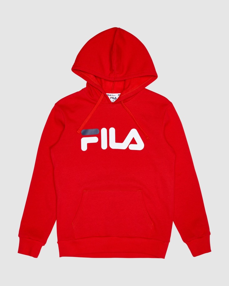 Fila Classic παιδική κουκούλα κόκκινη