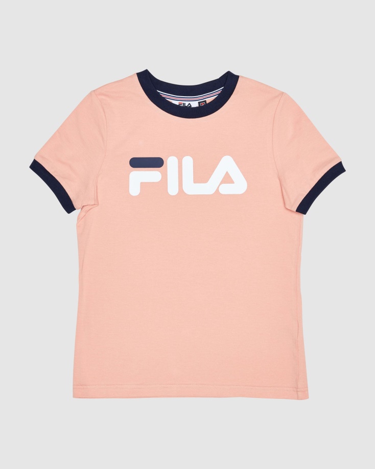 Fila Classic κοριτσίστικο Ringer Tee Mellow Rose
