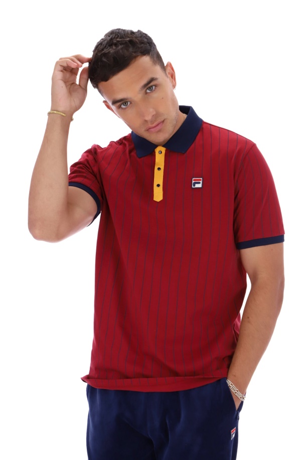 Bb1 κλασικό Vintage ριγέ Fila Polo