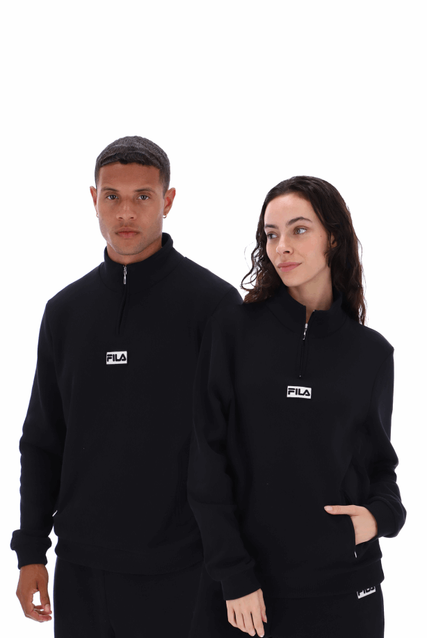 Raffy Unisex ανακυκλωμένο 1/4 φερμουάρ Fleece Fila