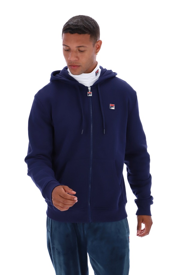 Lucian βασικό Hoodie με ραβδωτά πλαϊνά πάνελ Fila