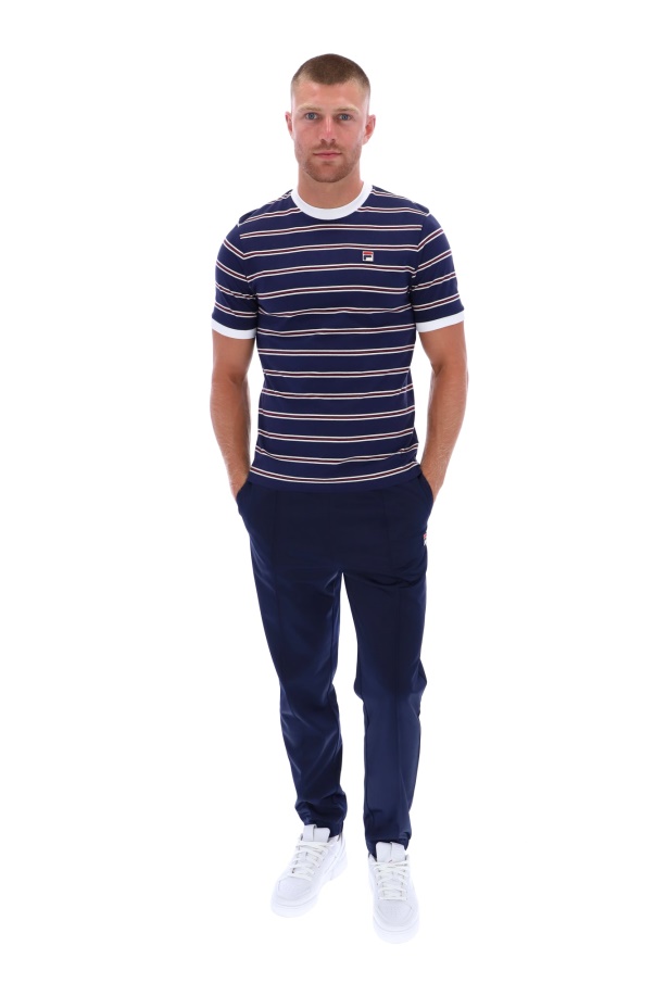 Santiago Ringer Tee με λωρίδα κληρονομιάς Fila