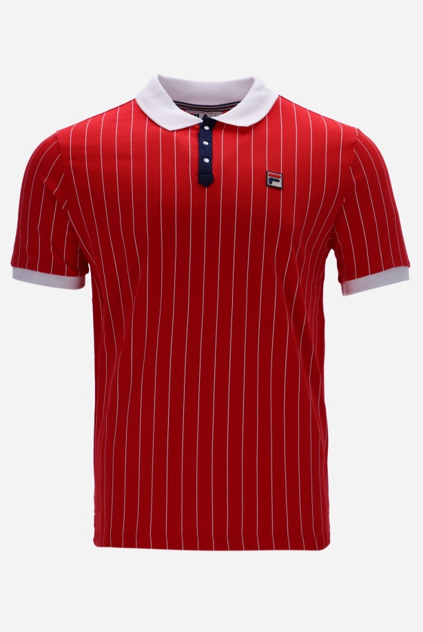 Bb1 κλασική Vintage ριγέ μόδα Polo Fila