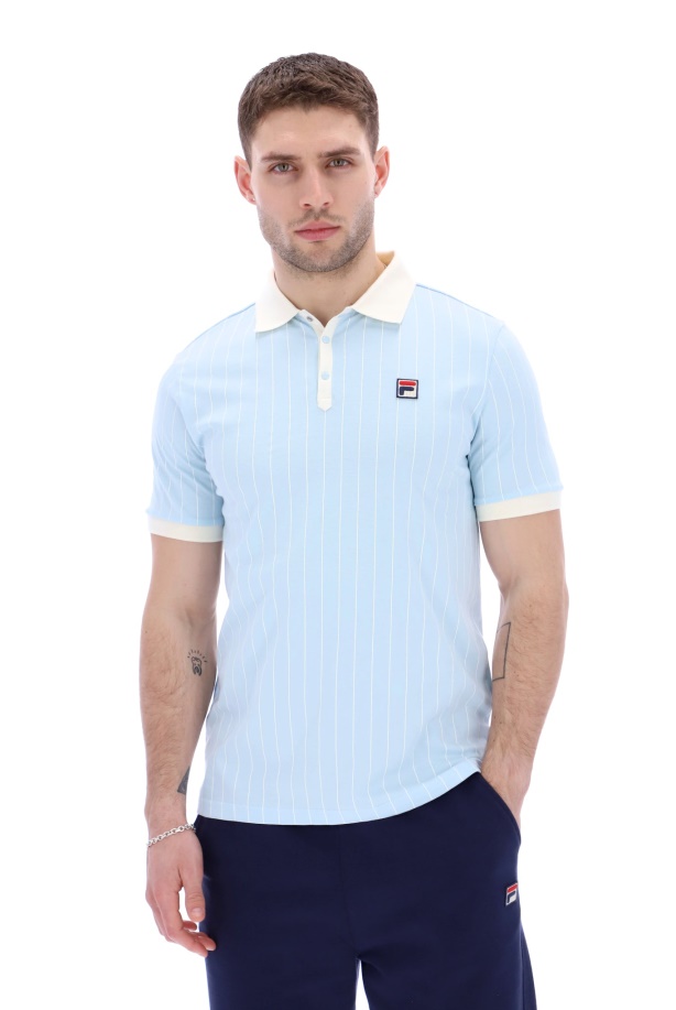 Fila Bb1 κλασικό Vintage ριγέ πόλο