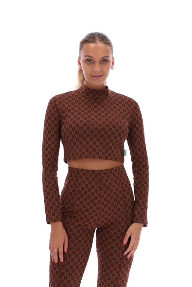 μακρυμάνικο Crop Top Fila Tori